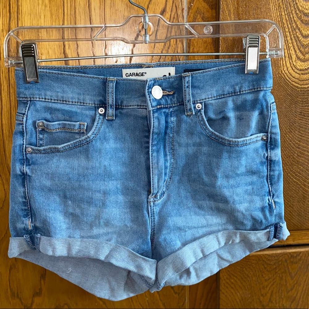 Barely worn, light blue shorts